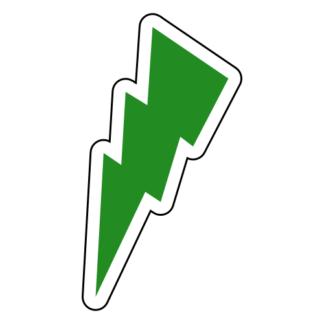 Thunder Sticker (Green)